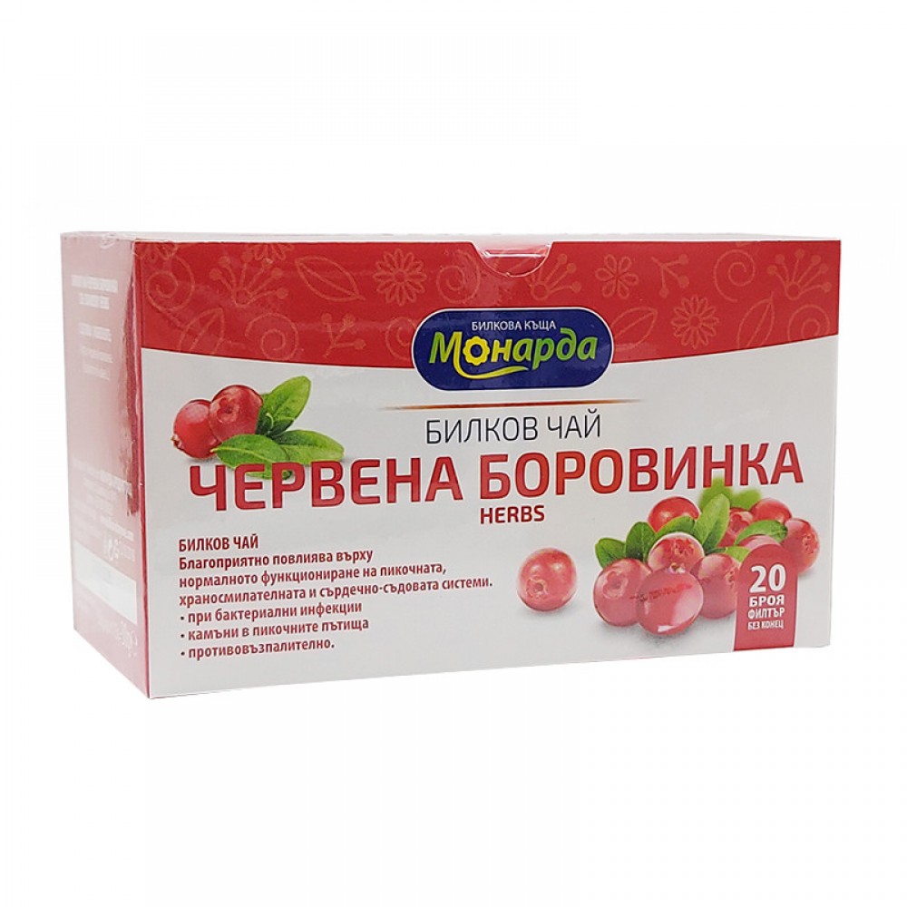 ЧАЙ МОНАРДО ЧЕРВЕНА БОРОВИНКА 20БР -