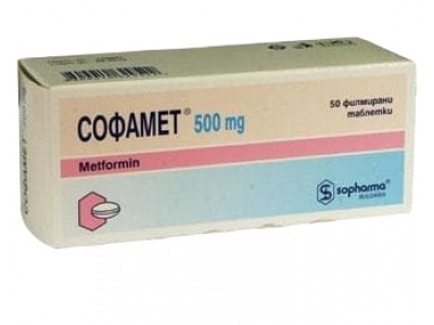 СОФАМЕТ табл 500 мг x 50 бр