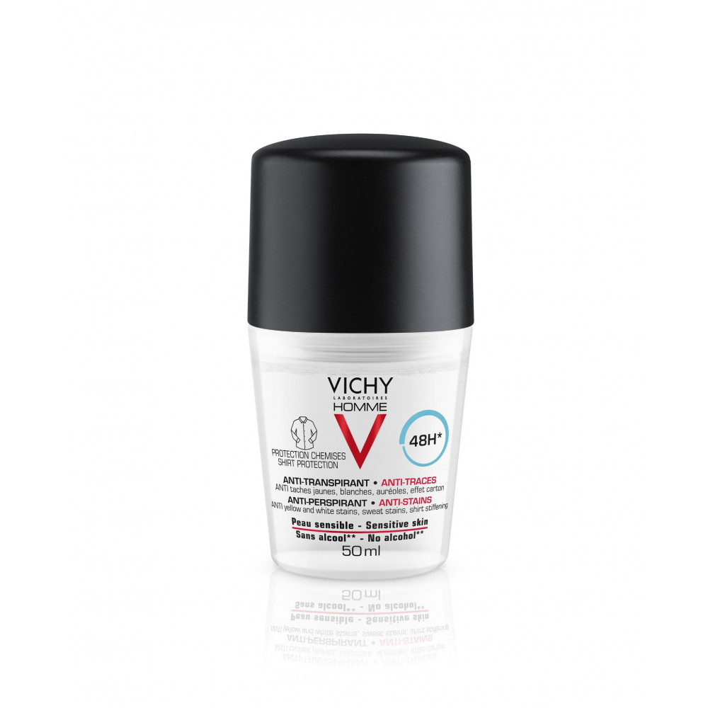 Vichy Дезодорант рол-он против изпотяване до 48 часа без петна 50мл -