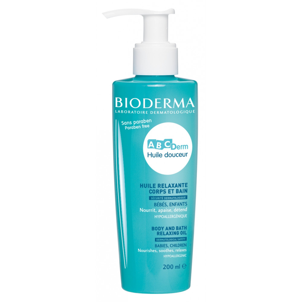 Bioderma Abc Derm Масажно олио за бебета 200 мл -