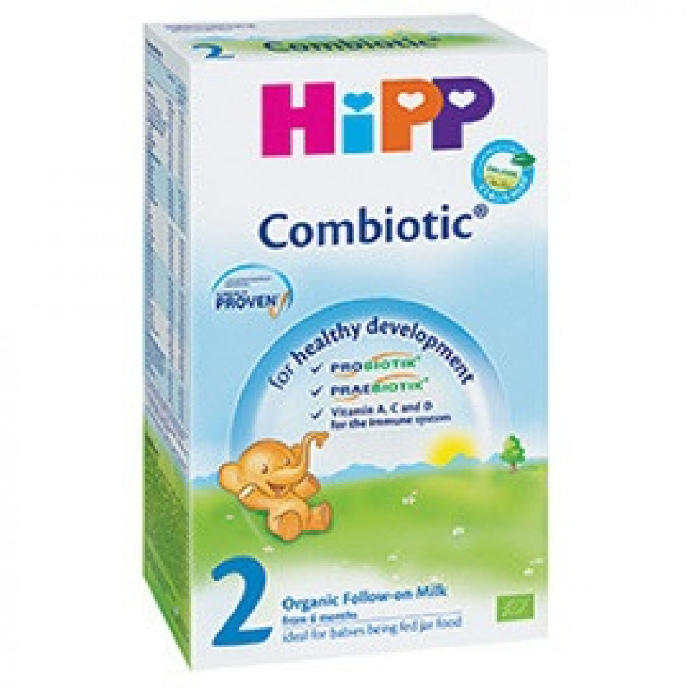 Hipp Combiotic 2 БИО мляко за кърмачета от 6 месeц х 800гр -