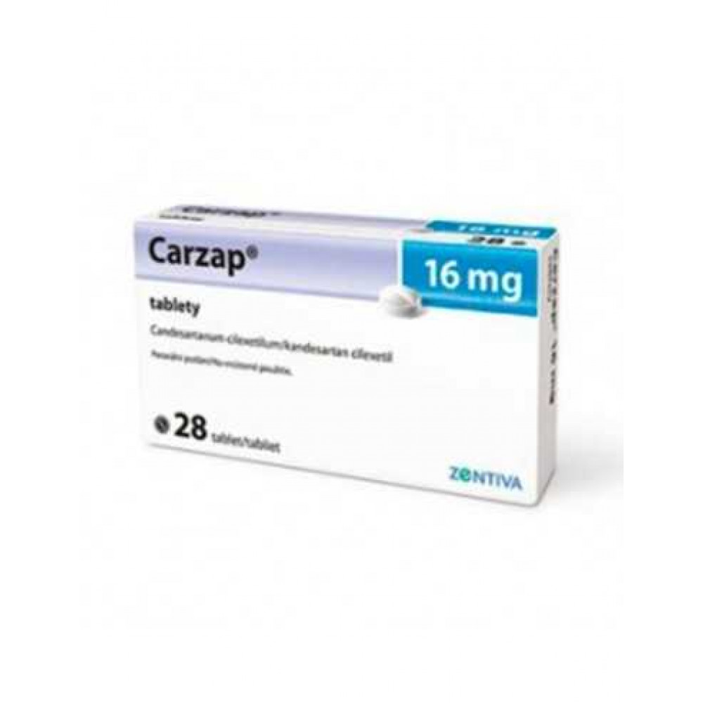 Carzap 16 mg. 30 tabl. / Карзап 16 мг. 30 табл. - Лекарства с рецепта
