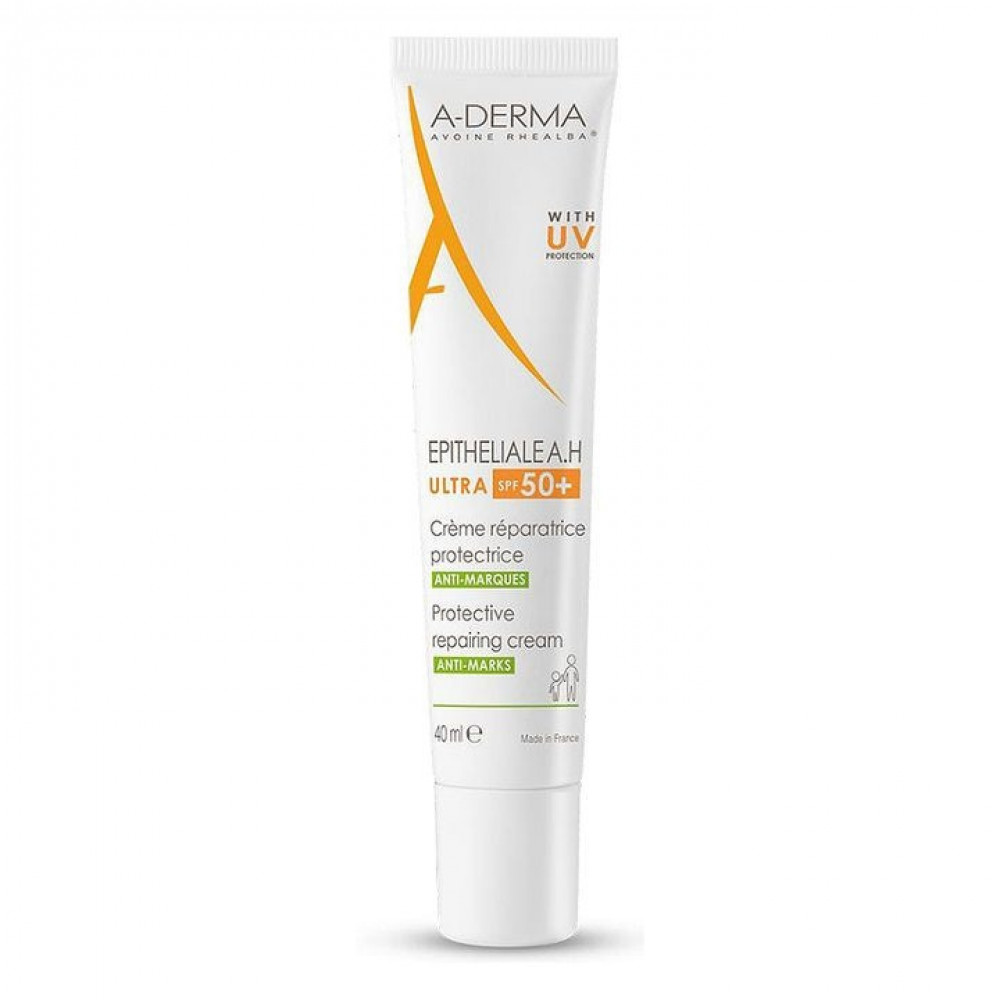 A-Derma Epitheliale A.H Ultra SPF50+ възстановяващ защитаващ крем за лице и тяло 40мл. -