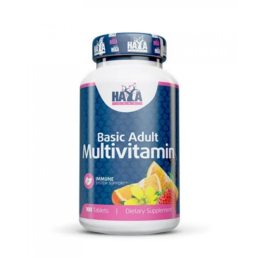 Basic Adult Multivitamin - мултивитамини за възрастни х 100, Haya labs -