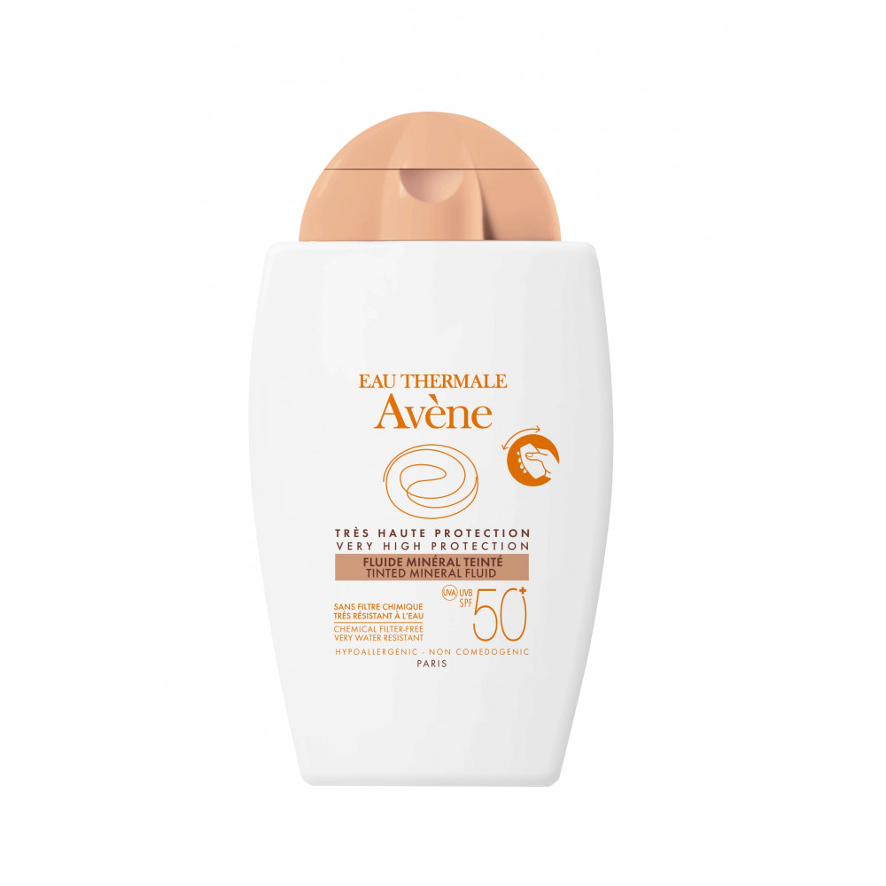 Avene Sun SPF50+ минерален слънцезащитен тониран флуид за лице 50 мл -