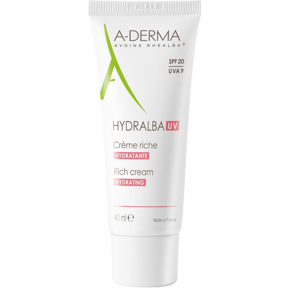 A-Derma Hydralba SPF20 хидратиращ богат крем за лице 40 мл. -