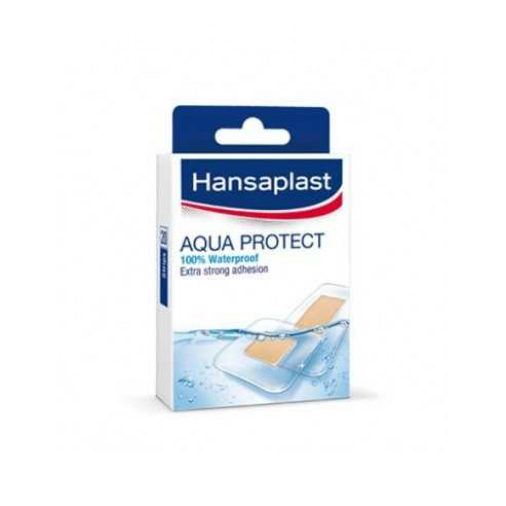 Hansaplast Aqua Protect patch 20 pcs / Ханзапласт водоустойчив пластир 20 бр - Лепенки и марли