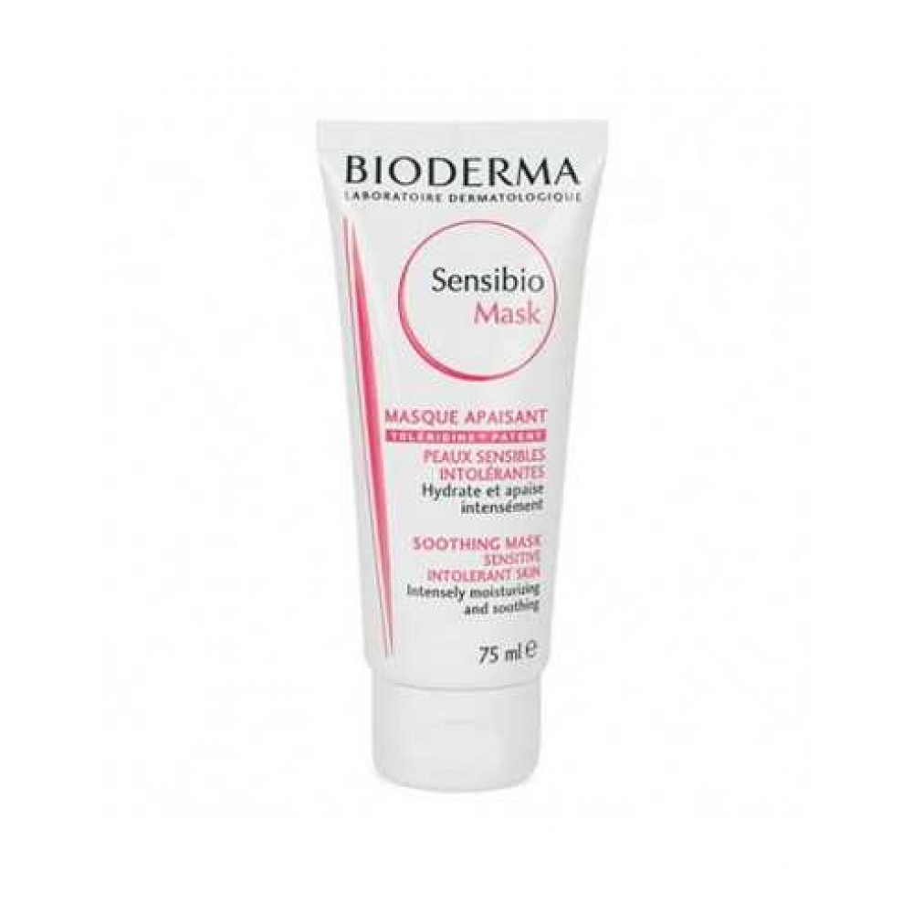Bioderma Sensibio Хидратираща маска за лице за чувствителна и нетолерантна кожа 75 мл - Маски за лице