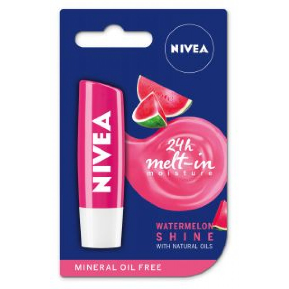 Nivea Watermelon Shine Балсам за устни диня 4,8гр -