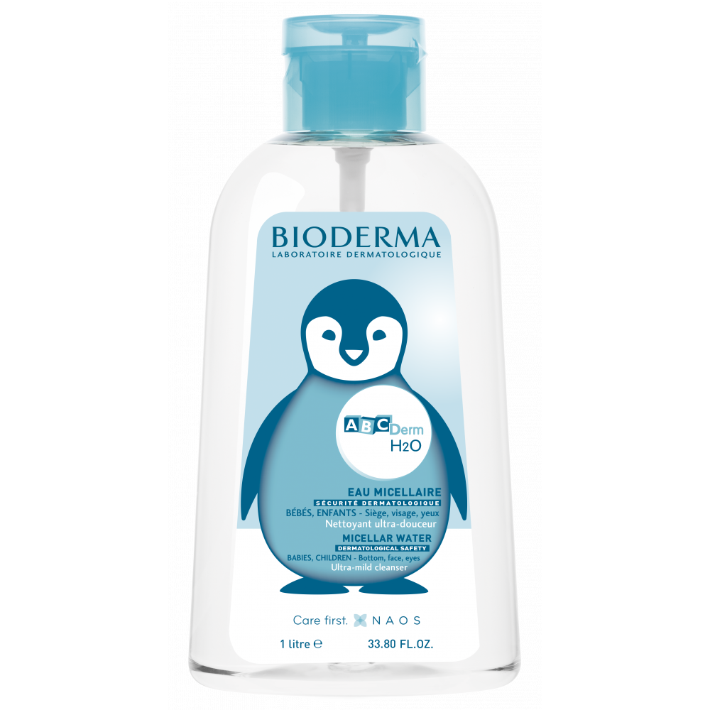 Bioderma Abc Derm Мек измивен гел за бебета 1000 мл -