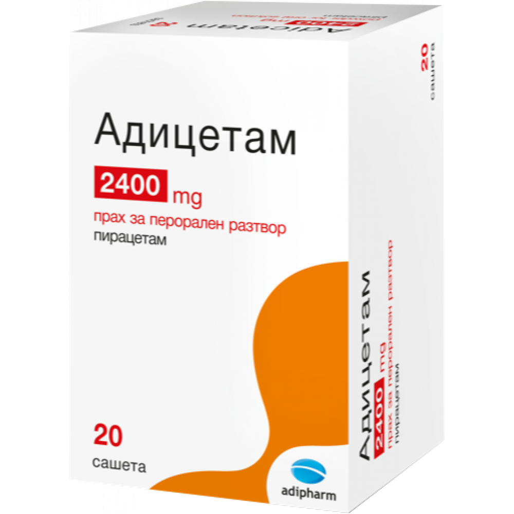 АДИЦЕТАМ 2400МГ Х 20 САШЕТА -
