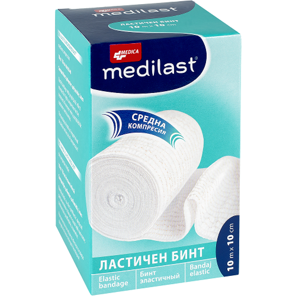 Бинт ластичен 5м/5см / Binton elastic 5m/5cm - Лепенки и марли