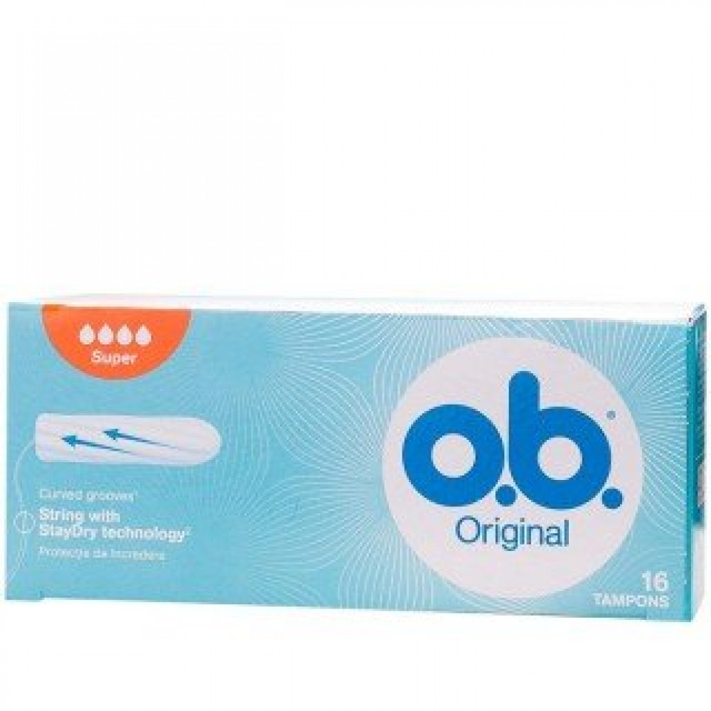 O.B. ProComfort Super Тампони за дни със силно течение х 16 броя -