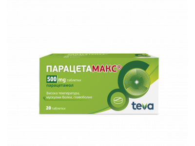 ПАРАЦЕТАМАКС TABL.500MG H20D