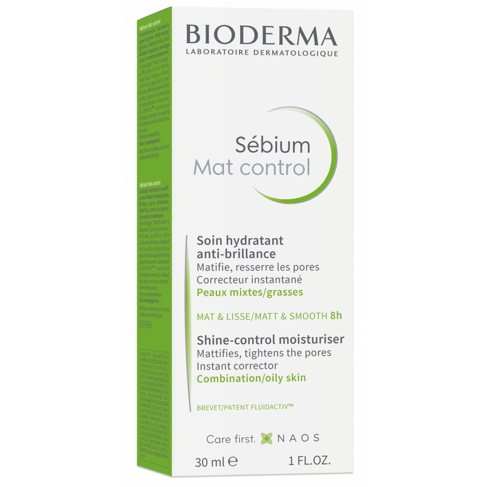 Bioderma Sebium Mat Control Крем за лице с матираш ефект 30 мл -