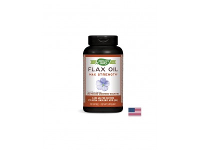 Flax Oil 57% ALA/ Ленено масло 1300 mg х 100 софтгел капсули Nature’s Way