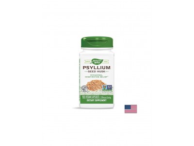Psyllium Seed Husk/ Теснолист живовляк/ Хуск (люспи) 525 mg x 100 капсули Nature’s Way