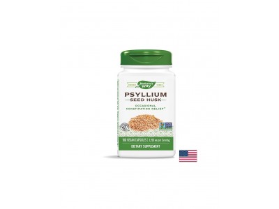 Psyllium Seed Husk/ Теснолист живовляк/ Хуск (люспи) 525 mg х 180 капсули Nature’s Way