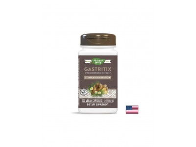 Gastritix™ - Гастритикс™ – билкова формула срещу газове и подут корем, 100 капсули Nature’s Way