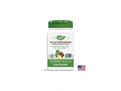 Glucomannan from Konjac Root/ Глюкоманан от корен на Конджак 665 mg x 100 капсули Nature’s Way