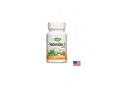 Naturalax 3 Herbal / Натуралакс 3 Билкова формула, 20 V капсули Nature’s Way
