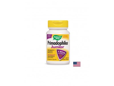 Primadophilus® Junior - Примадофилус® Джуниър 3 млрд. активни пробиотици, 90 капсули Nature’s Way