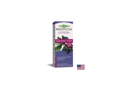 Sambucus NightTime Syrup/ Самбукус NightTime сироп х 120 ml Nature’s Way