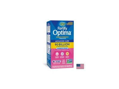 Fortify™ Optima® Women’s Advanced Care - Пробиотик и пребиотици за жени, 90 милиарда активни пробиотици, 30 капсули Nature’s Way