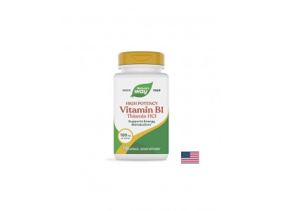 Vitamin B-1/ Витамин В-1 100 mg x 100 капсули Nature’s Way