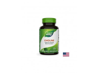 Choline/ Холин 500 mg х 100 таблетки Nature’s Way