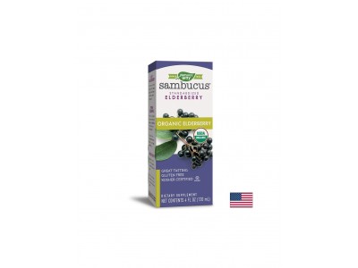 Sambucus Organic Syrup / Самбукус Оргáник сироп x 120 ml Nature’s Way