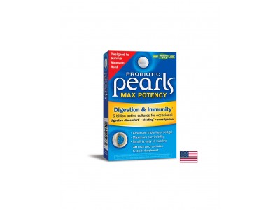 Probiotic Pearls Max Potency Digestion & Immunity / Пърлс пробиотик храносмилане и имунитет, 30 софтгел капсули Nature’s Way