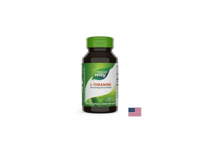 L-Theanine - Л-Теанин, 60 капсули Nature’s Way