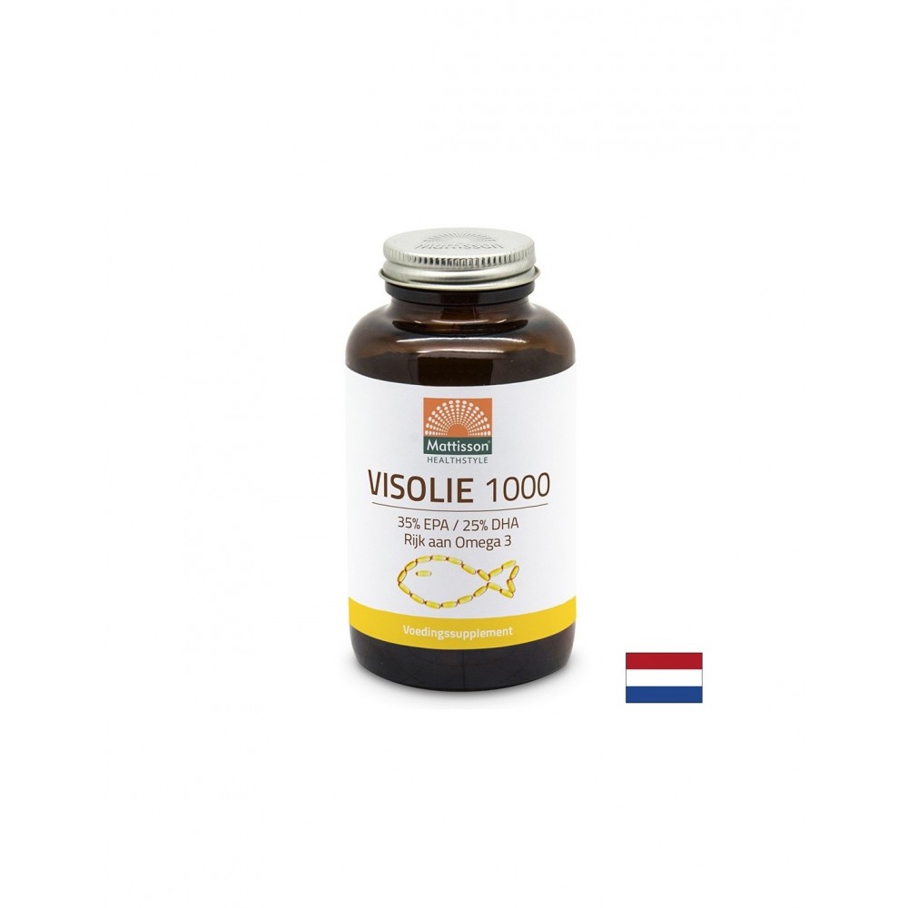Рибено масло 1000 mg - EPA 350 mg/ DHA 250 mg, 90 капсули Mattisson Healthstyle
