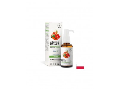 Кости и стави - Витамин K2 (веган формула), 50 ml капки