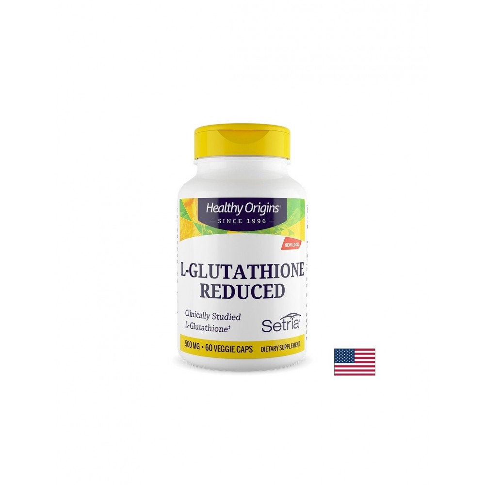 L-Глутатион (редуциран) Детокс и клетъчна защита 500 mg, 60 капсули