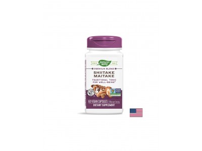 Shiitake Maitake/ Шийтаке и майтаке 250 mg х 60 капсули Nature’s Way