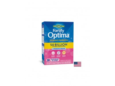 Пробиотик за жени - Fortify Optima Women’s Probiotic, 50 млрд. активни пробиотици, 30 капсули
