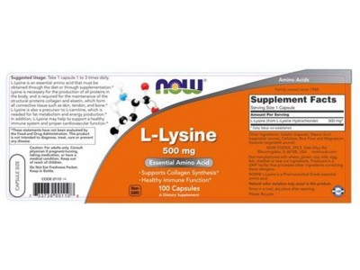 L-Lysine 500 mg