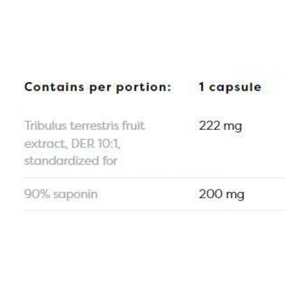 Tribulus Terrestris 90% | 200 mg Saponins - Трибулус