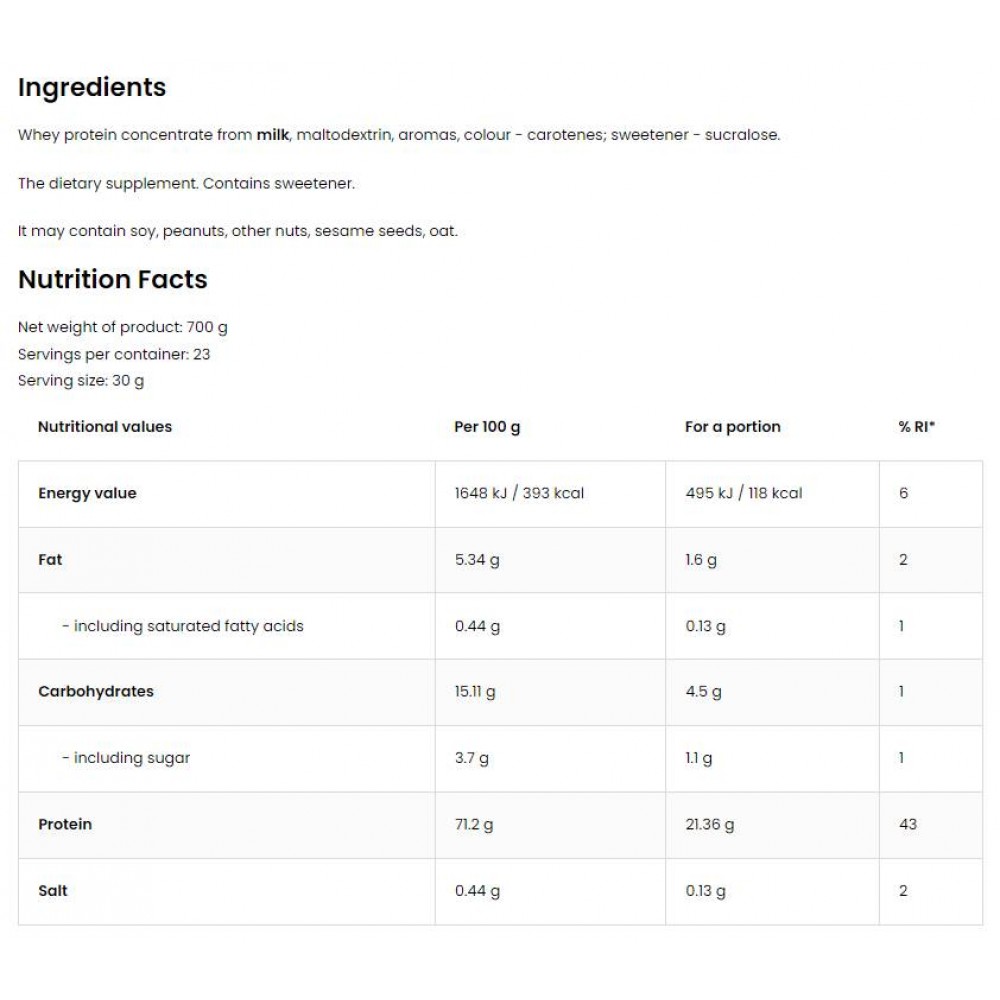 Whey Protein | 100% Whey Protein Concentrate + Funnel Pillbox FREE Фъстъчено масло - Суроватъчен протеин