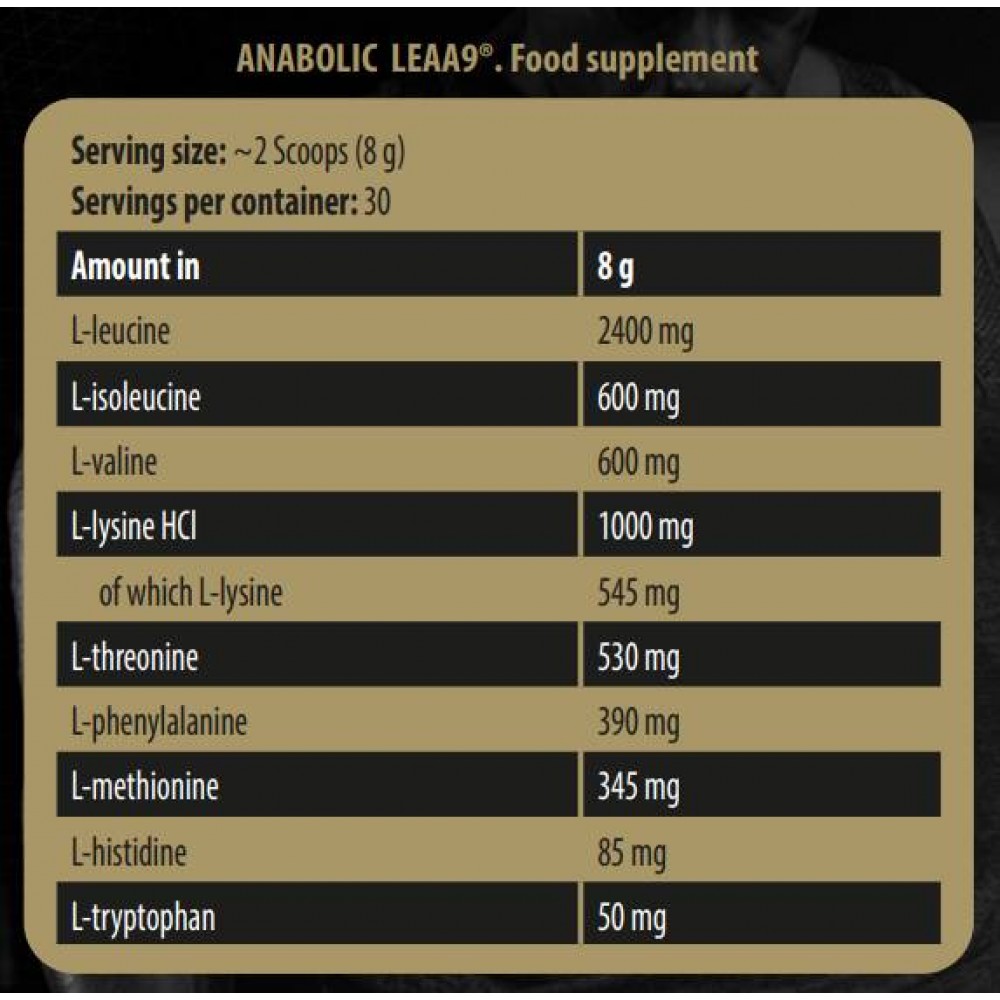 Anabolic LEAA9 | Leucine Enriched Essential Amino Acids Sour Watermelon - EAA