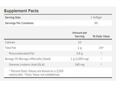 Borage Oil 1000 mg