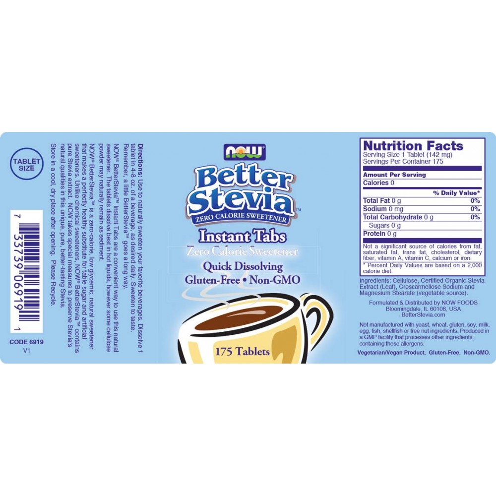 Stevia Instant Tabs - Естествени подсладители