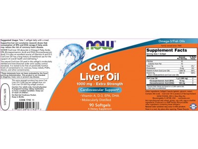 Cod Liver Oil 1000 mg