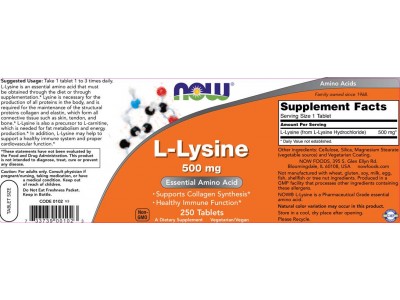 L-Lysine 500 mg