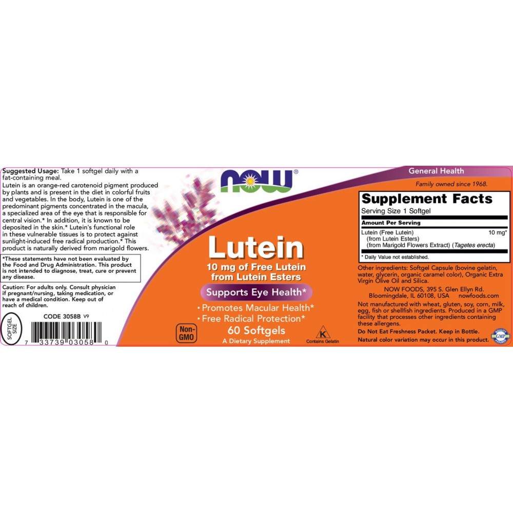 Lutein 10 mg Esters - Лутеин