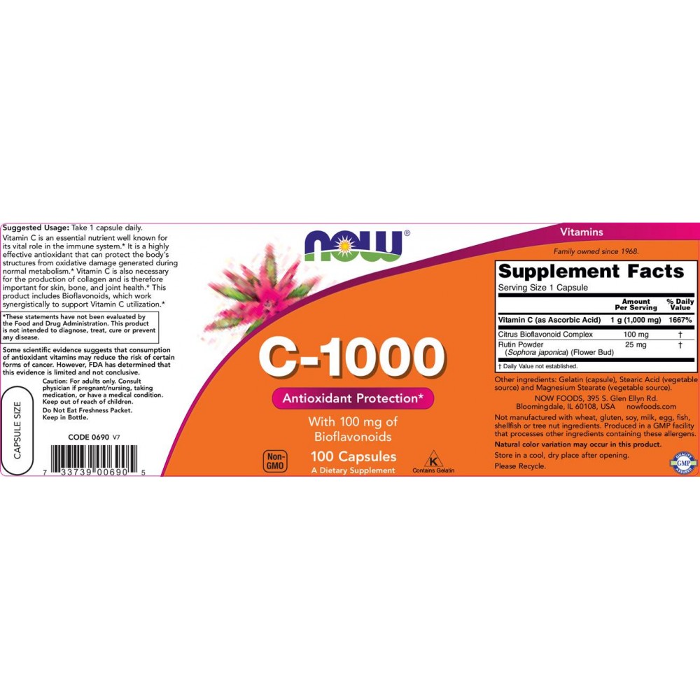 Vitamin C-1000 / with Bioflavonoids - Витамин Ц