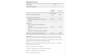 Magnesium & Calcium | with Vitamin D3 & L-OptiZinc