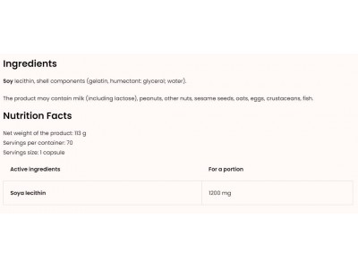 Lecithin 1200 / NO GMO